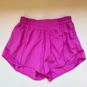 Lululemon Hotty Hot Shorts Sonic Pink 4”